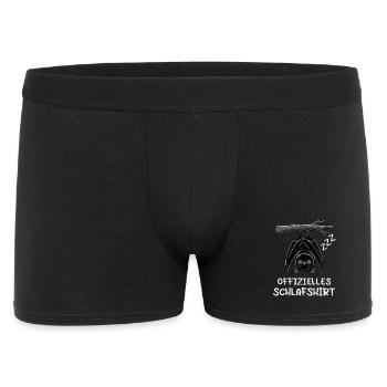 Official Sleeping Shirt Bat Bats - Men's Boxer Shorts - black - Front