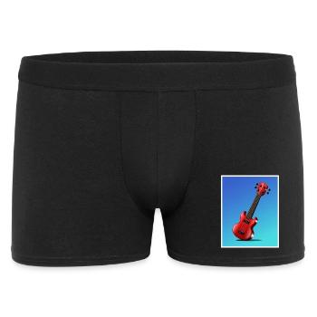Cartoon Guitar Poster - Men's Boxer Shorts - black - Front
