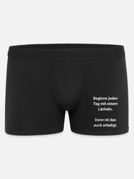 Start every day with a smile - Men's Boxer Shorts - black