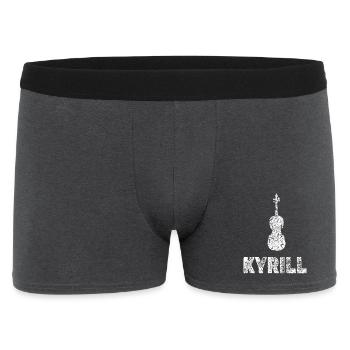 Cadeau pour Kirill - Boxer Homme - charbon - Devant