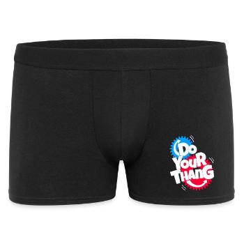 Do Your Thang - Männer Boxer Shorts - Schwarz - Vorne