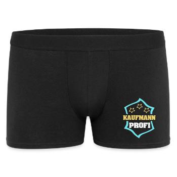 Arbeit Kaufmann - Männer Boxer Shorts - Schwarz - Vorne