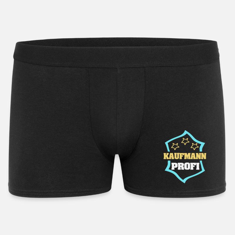 Arbeit Kaufmann - Männer Boxer Shorts - Schwarz
