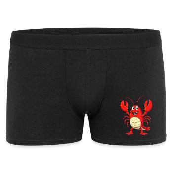 Costume de homard Créature marine crabe sous-marine - Boxer Homme - noir - Devant