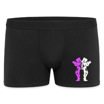 Équipe de fitness féminine bodybuilder - Boxer Homme - noir - Devant