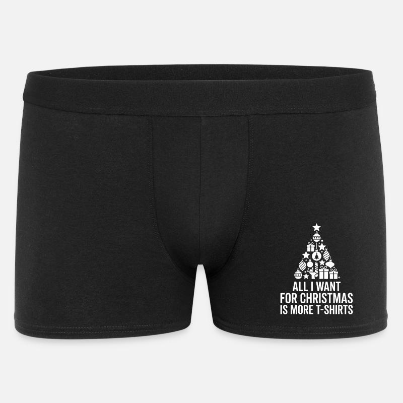 Juleønske: Flere t-skjorter - Boxer Shorts for menn - svart