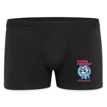 Einhorn Morgenmuffel Shirt Dünnes Eis - Men's Boxer Shorts - black - Front