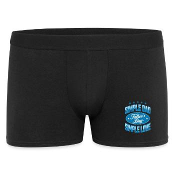 T-shirt graphique simple pour la fête des pères Papa - Boxer Homme - noir - Devant