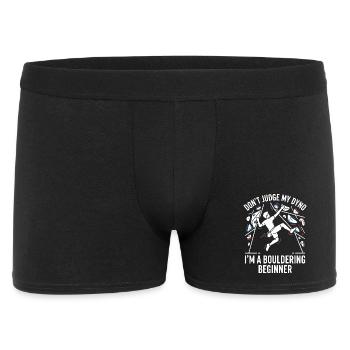 Don't Judge My Dyno—Boulder Beginner - Men's Boxer Shorts - black - Front