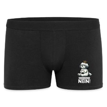 Bevor Du Fragst Nein Havaneser Havaneserbesitzer   - Männer Boxer Shorts - Schwarz - Vorne