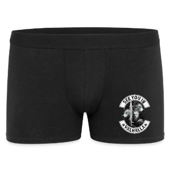 See you in Valhalla - Men's Boxer Shorts - black - Front