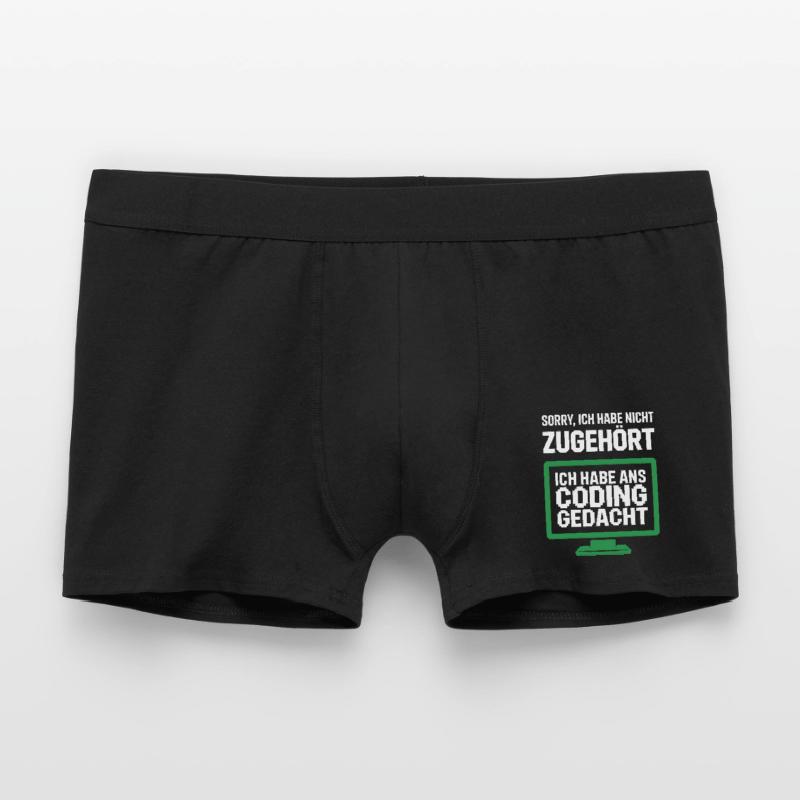Affichage de la pensée de codage Boxer Homme