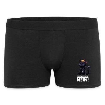 Avant que tu ne demandes Pas de chats Chats Amateur des chats - Boxer Homme - noir - Devant