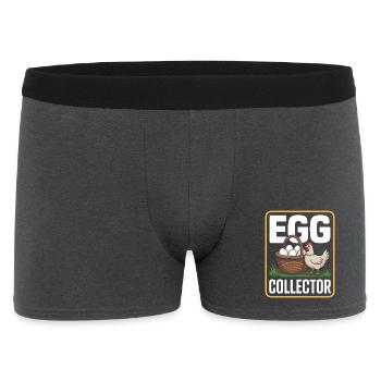 Eggs Collector Chicken Keeper Chicken - Men's Boxer Shorts - charcoal grey - Front