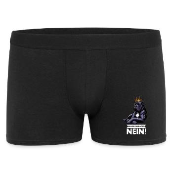 Bevor Du Fragst Cane Corso Cane Corsos Corsohalter - Männer Boxer Shorts - Schwarz - Vorne