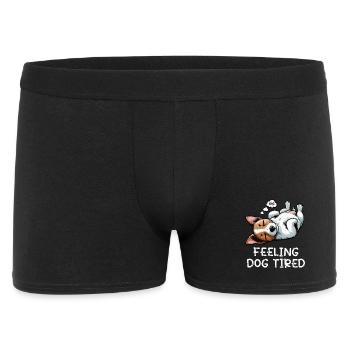 Feeling Dog Tired Jack Russel terrier Jack russel - Men's Boxer Shorts - black - Front