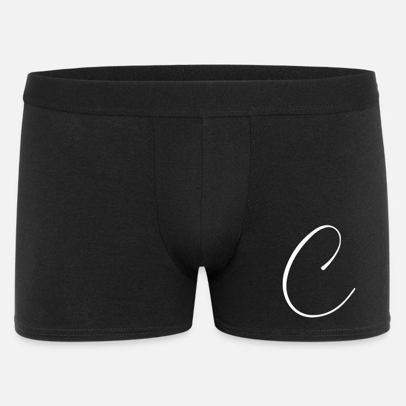 C - Männer Boxer Shorts - Schwarz