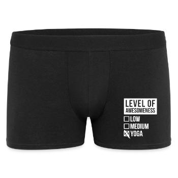 Yoga Yoga Yoga - Men's Boxer Shorts - black - Front