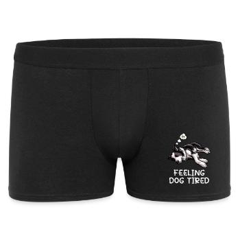 Feeling Dog Tired Border Collie Collie Owner - Men's Boxer Shorts - black - Front