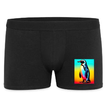 penguin - Men's Boxer Shorts - black - Front