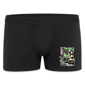 Cool seal North Sea Baltic Sea - Men's Boxer Shorts - black - Front