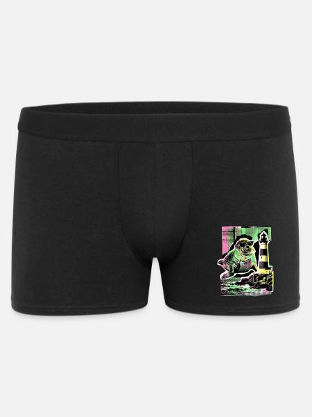 Kølig sæl Nordsøen Østersøen - Boxer Shorts til mænd - sort