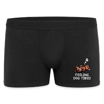 Feeling Dog Tired Miniature Pinscher Pinscher Minpin - Men's Boxer Shorts - black - Front