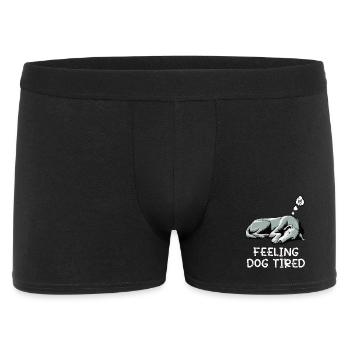 Feeling Dog Tired Irish Wolfhound Wolfhound - Men's Boxer Shorts - black - Front