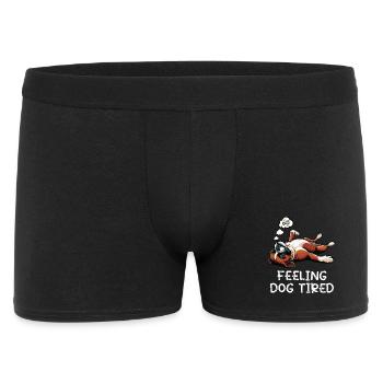 Feeling Dog Tired Boxer Boxer Dog German Boxer - Men's Boxer Shorts - black - Front