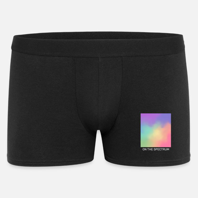 Auf dem Spektrum - Männer Boxer Shorts - Schwarz