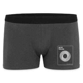 acid house music poster - Men's Boxer Shorts - charcoal grey - Front