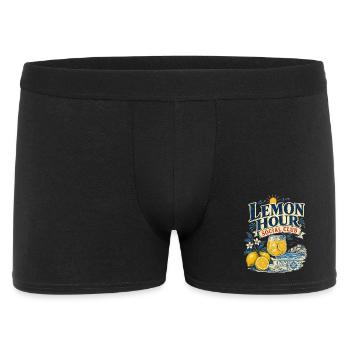 Citrus Hour Social Club Summer Beach Outfit - Men's Boxer Shorts - black - Front