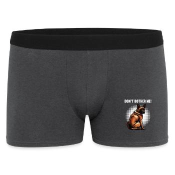 Don't Bother Me Malinois Belgian Shepherd Dog - Men's Boxer Shorts - charcoal grey - Front