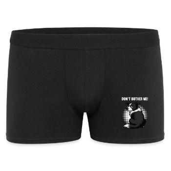 Don't Bother Me Border Collie Collieliebhaber - Männer Boxer Shorts - Schwarz - Vorne