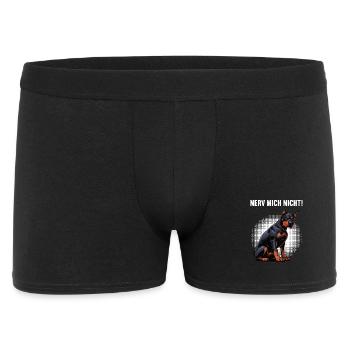 Nerv Mich Nicht Dobermann Dobermannbesitzer  - Männer Boxer Shorts - Schwarz - Vorne