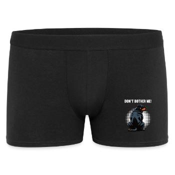 Ne me dérange pas, propriétaire de rottweiler - Boxer Homme - noir - Devant