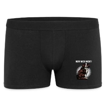 Nerv Mich Nicht Münsterländer Münsterländerhalter - Männer Boxer Shorts - Schwarz - Vorne