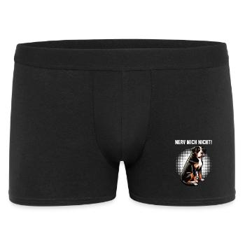 Nerv Mich Nicht Appenzeller Sennenhund Sennenhunde - Männer Boxer Shorts - Schwarz - Vorne