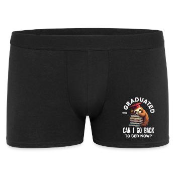 funny sloth gift - Men's Boxer Shorts - black - Front