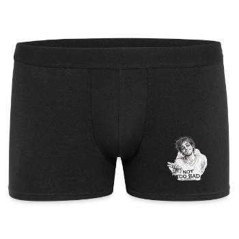 Not Too Bad Funny Pencil Sketch - Men's Boxer Shorts - black - Front