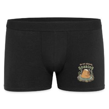 Soaking Cabybara Spa Moment - Men's Boxer Shorts - black - Front