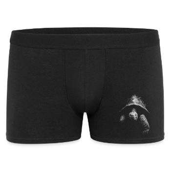 Schildkröte - Männer Boxer Shorts - Schwarz - Vorne