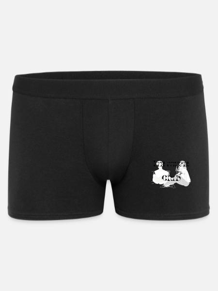 Independent Club Duo Illustration - Men's Boxer Shorts - black