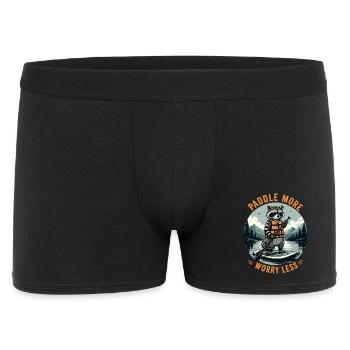 Raccoons SUP Paddleboard Board Stand Up Paddle - Men's Boxer Shorts - black - Front