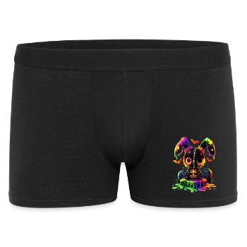Lapin gothique de Kawaii - Boxer Homme - noir - Devant