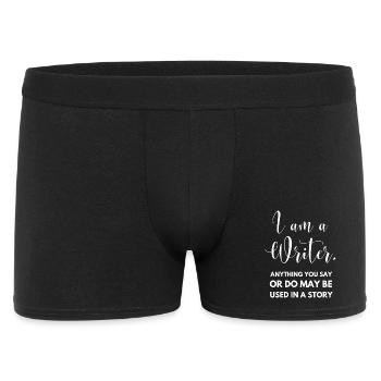 I'm a Writer Funny Author Gift - Men's Boxer Shorts - black - Front