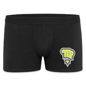 Tierkreis, Stammes-Virgo und Erde - Männer Boxer Shorts - Schwarz - Vorne
