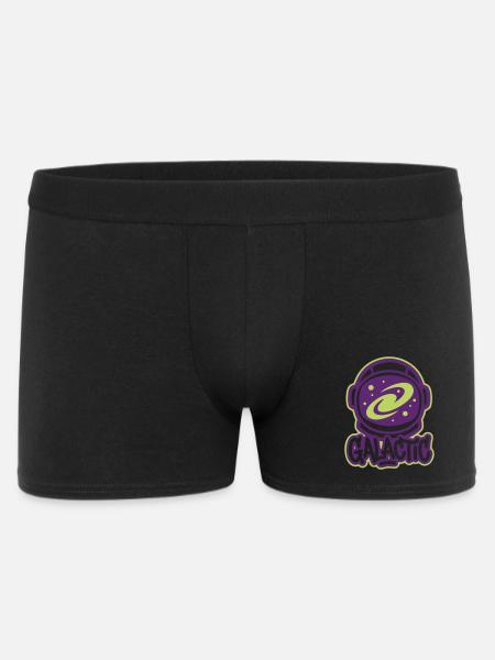 Galactic Astronaut Logo - Men's Boxer Shorts - black
