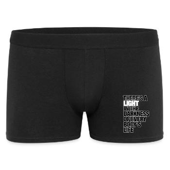 Rocky Horror Show Quote There's A Light Remastered - Men's Boxer Shorts - black - Front