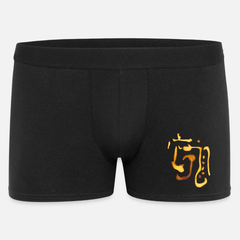 Indianer Muster - Männer Boxer Shorts - Schwarz
